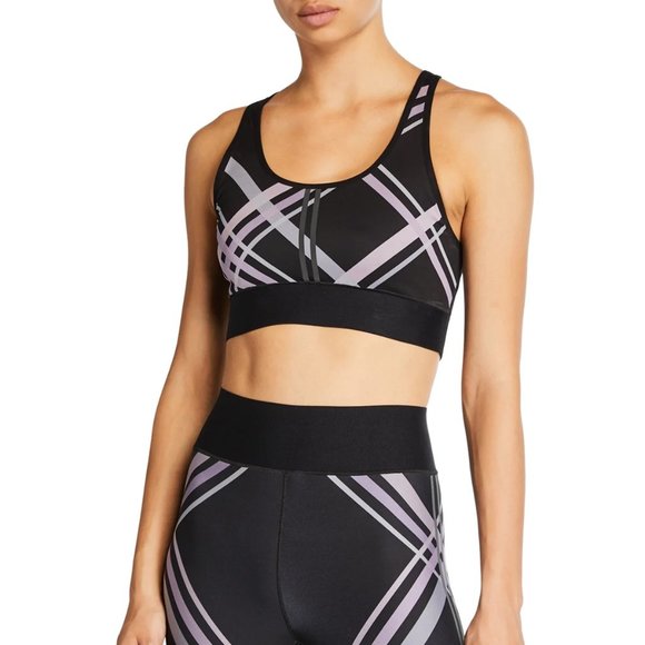 ULTRACOR Terrain Contrail Check Sports Bra - Picture 1 of 9